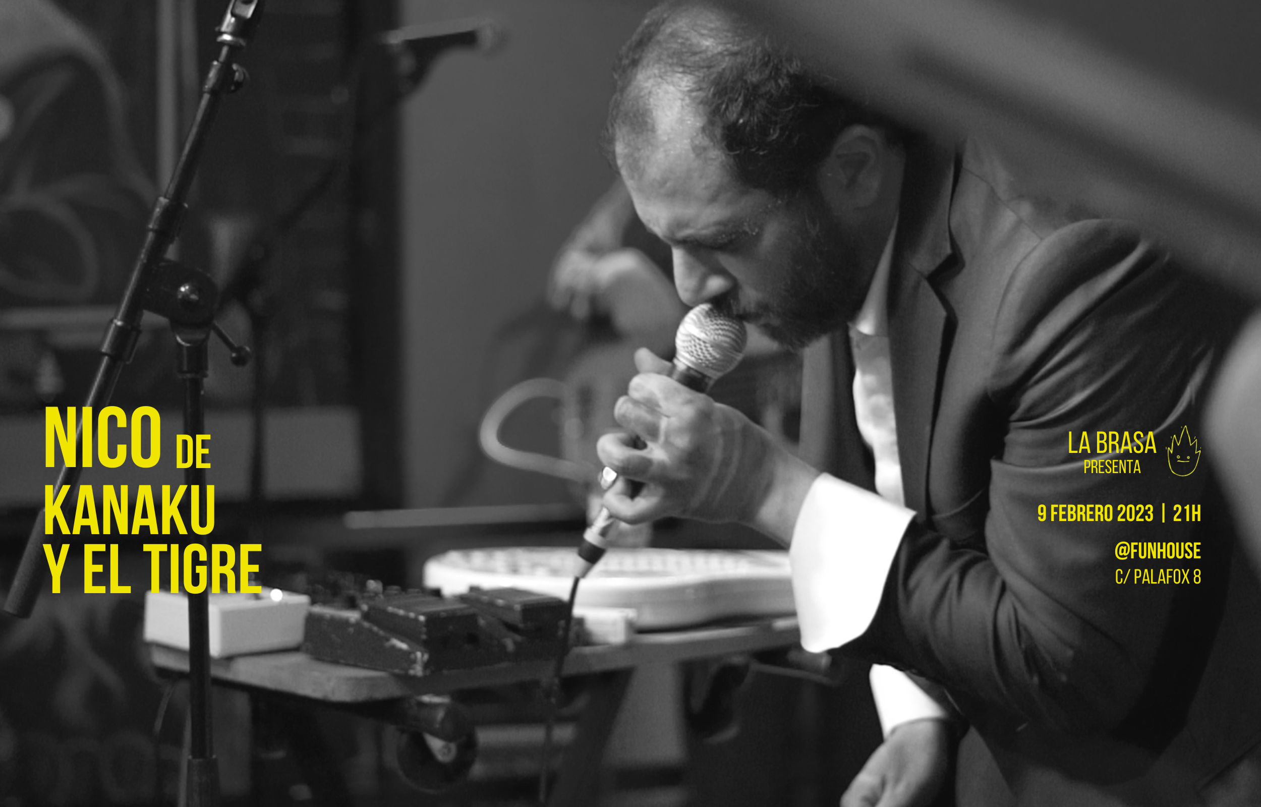 Promofoto von Concierto de Nico de Kanaku y El Tigre en Madrid.
