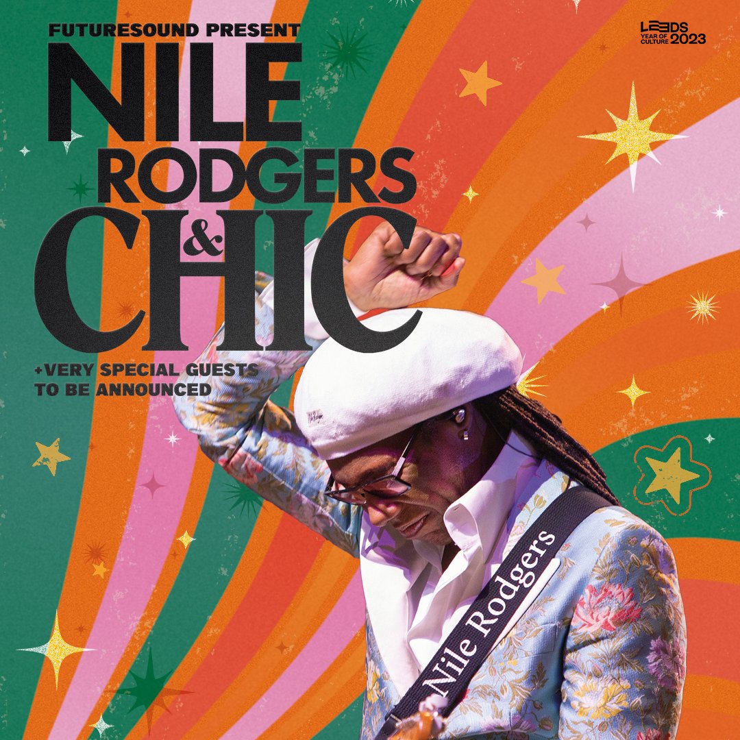 Promofoto von Concierto de Nile Rodgers en Leeds.