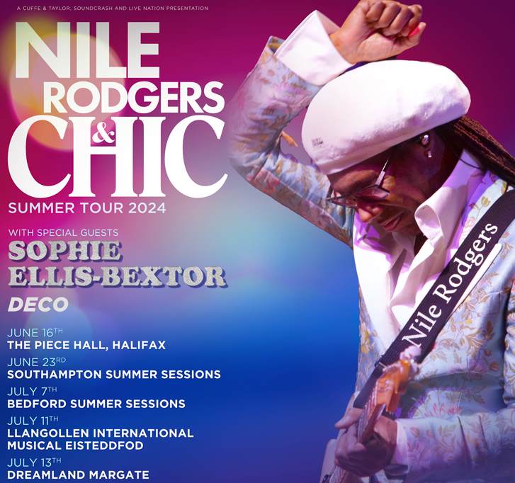 Fotografia promozionale di Concierto de Nile Rodgers & CHIC en Margate.