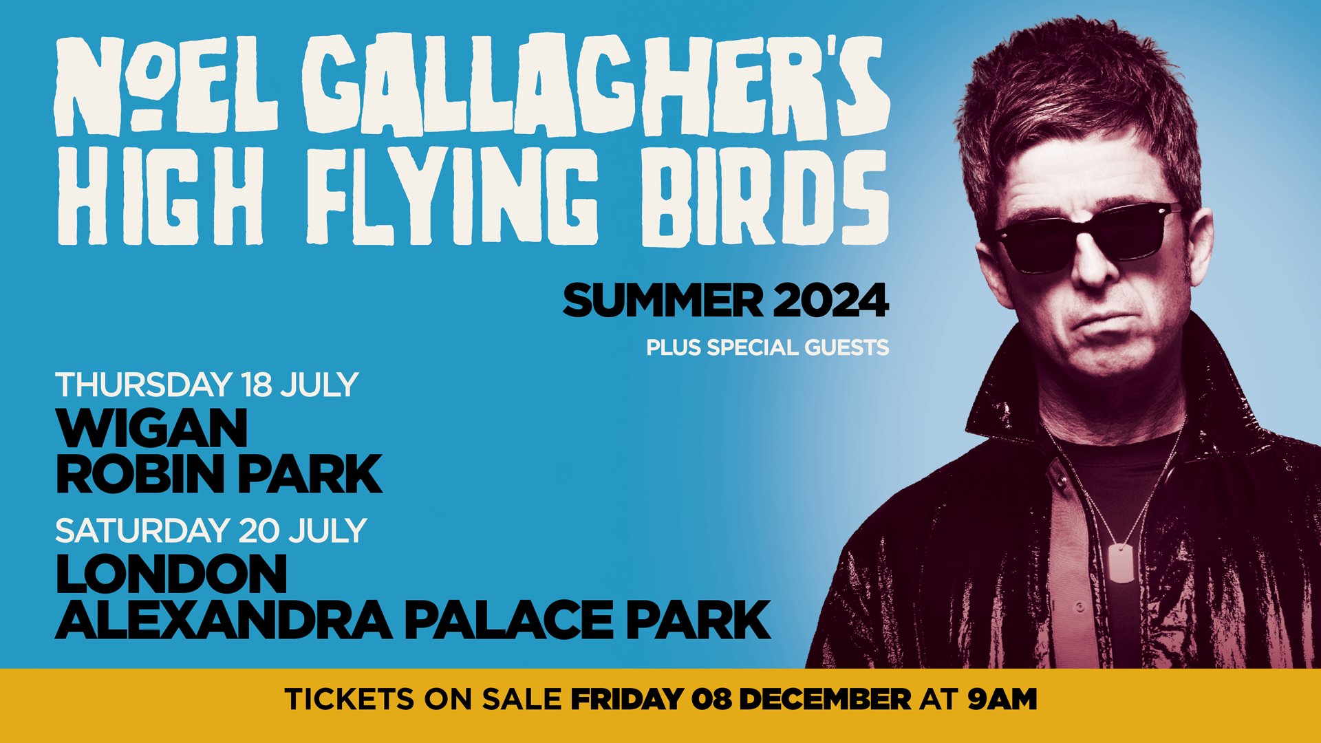 Fotografía promocional de Concierto de Noel Gallagher's High Flying Birds en Cardiff