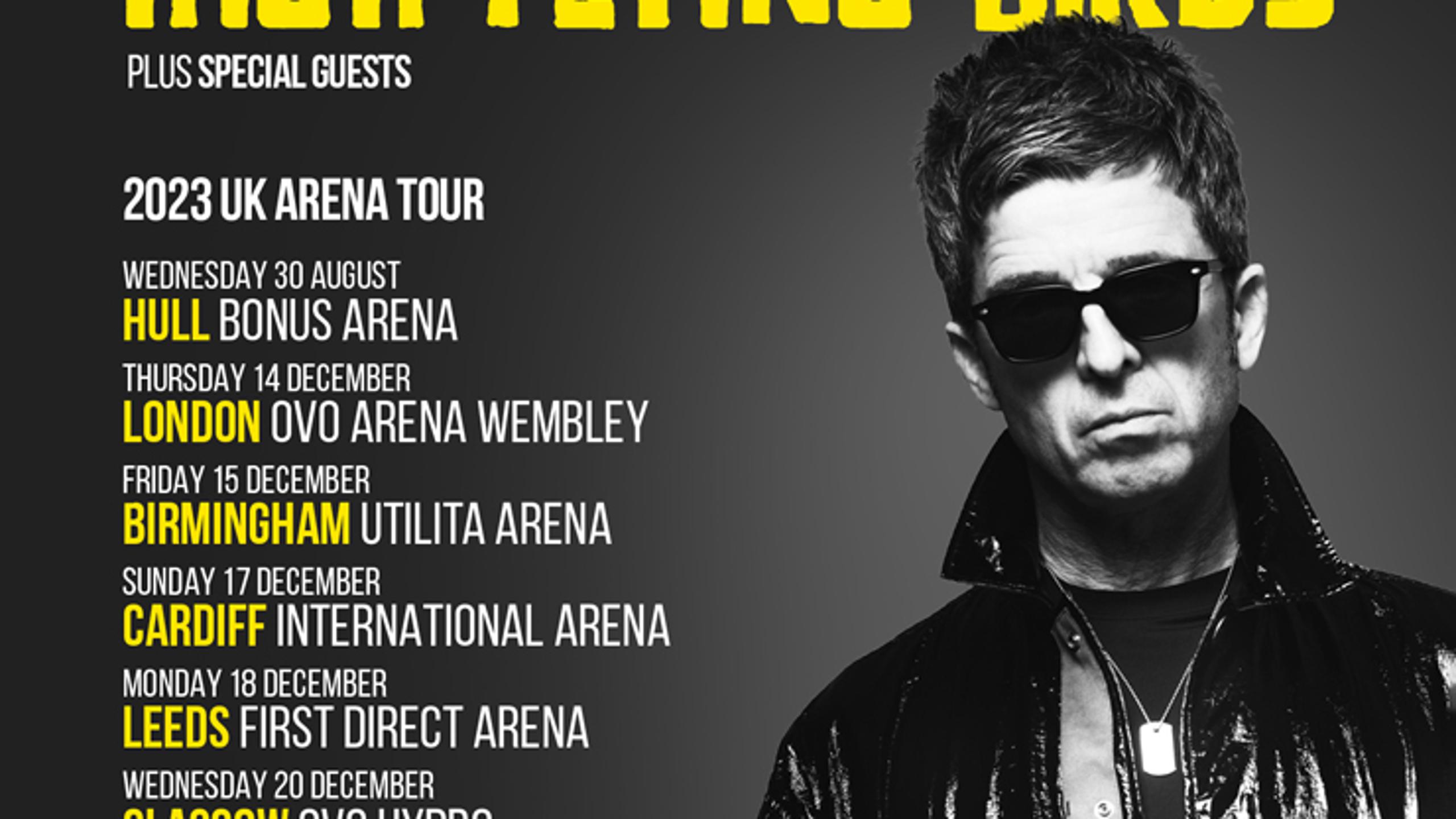 Noel Gallagher's High Flying Birds concert tickets for Bonus Arena