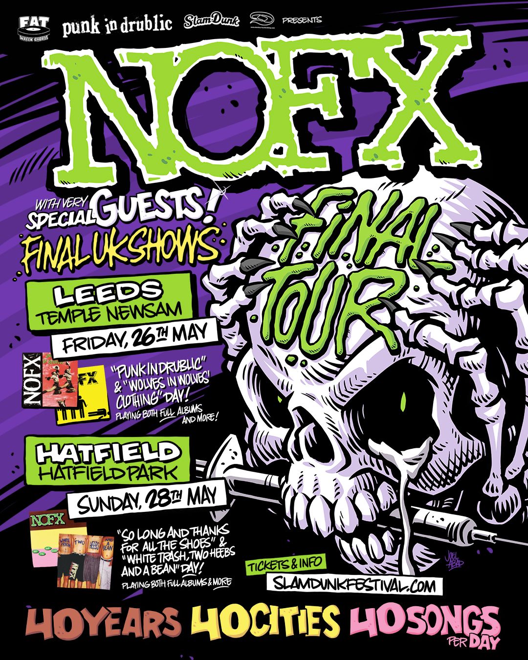 Fotografia promocional de Concierto de NOFX en Leeds.