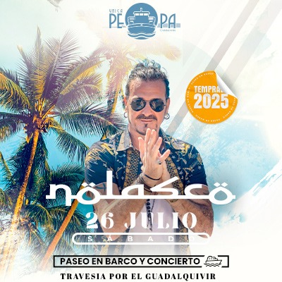 Fotografía promocional de Concierto de Nolasco en Cádiz | Buque la Pepa 2025