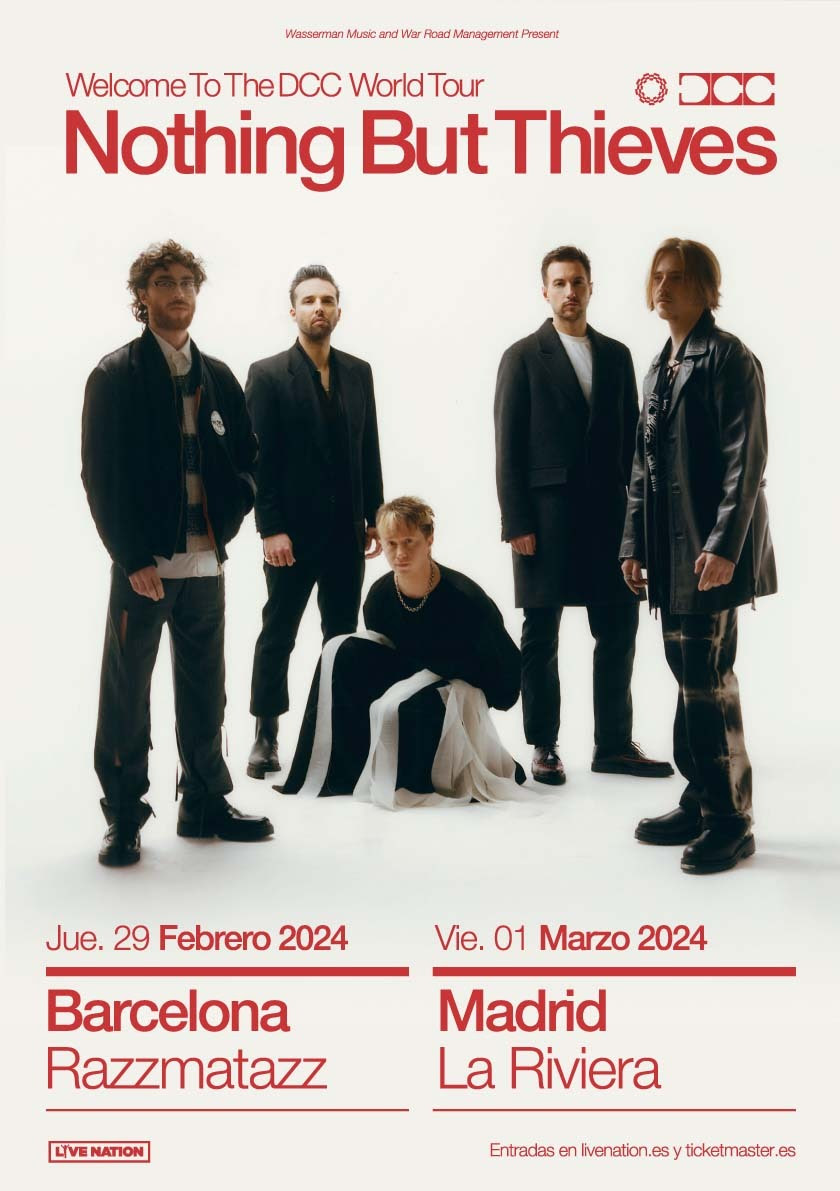 Fotografía promocional de Concierto de Nothing But Thieves en Barcelona
