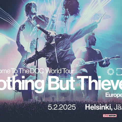 Fotografia promozionale di Concierto de Nothing But Thieves en Helsinki.