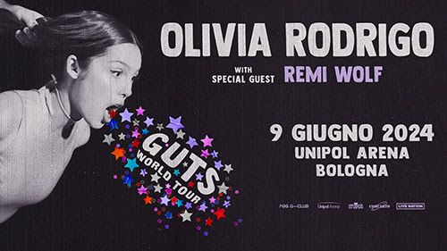 Promofoto von Concierto de Olivia Rodrigo en Casalecchio di Reno | Guts World Tour.