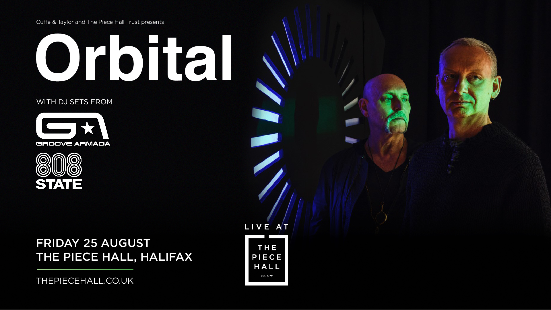 Fotografia promocional de Concierto de Orbital en Halifax | Live at The Piece Hall.