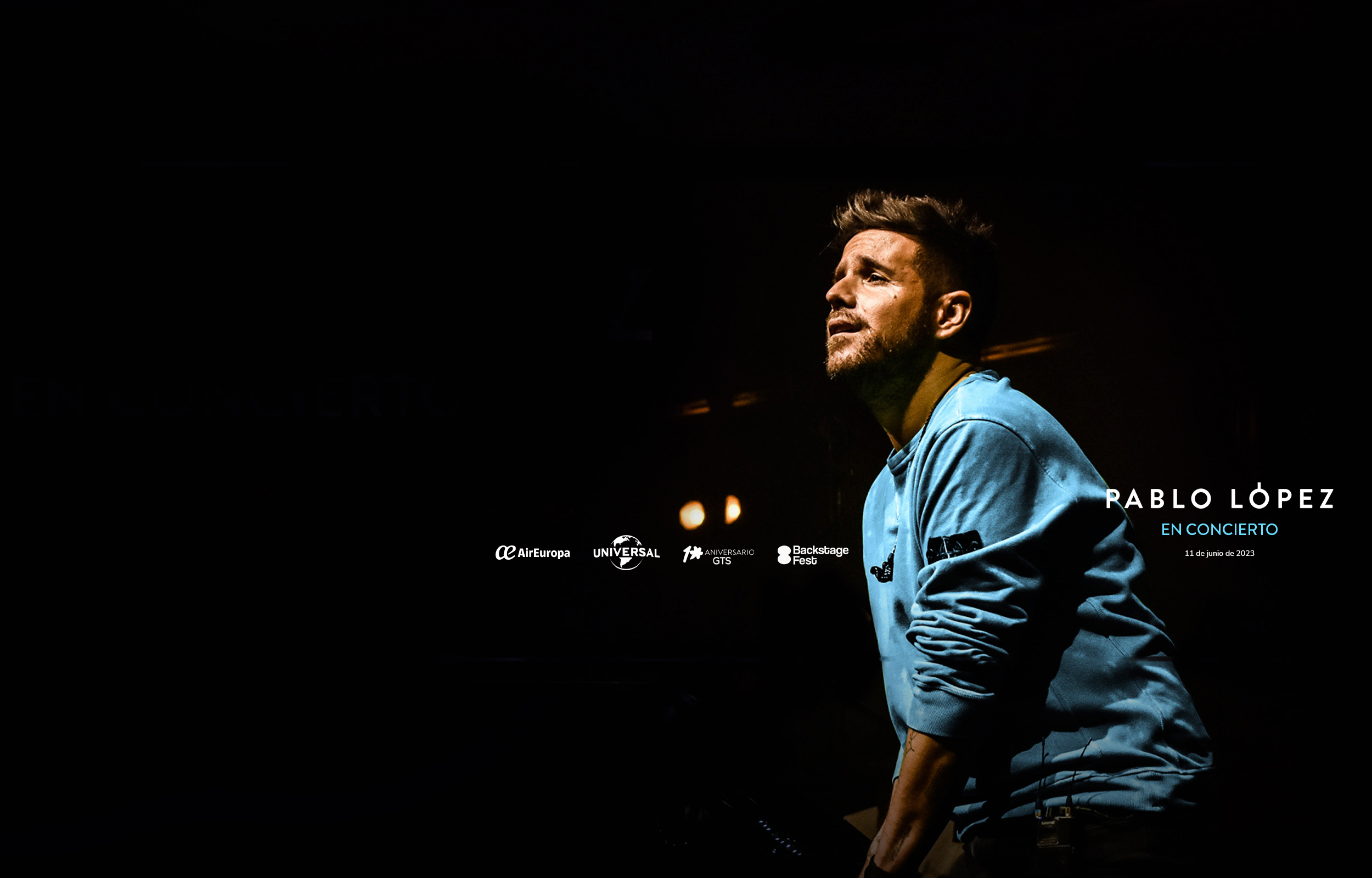 Fotografía promocional de Concierto de Pablo López en Madrid