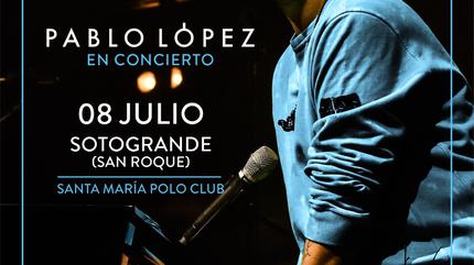 Pablo López concert in Sotogrande