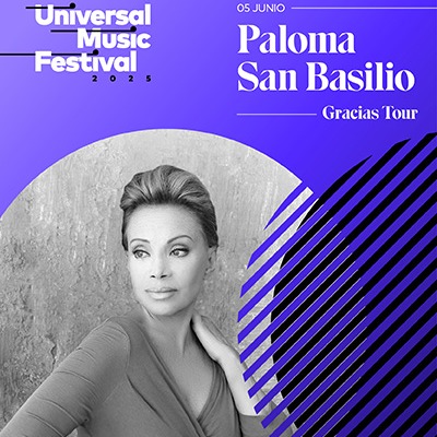 Fotografía promocional de Concierto de Paloma San Basilio en Madrid Universal Music Festival 2025
