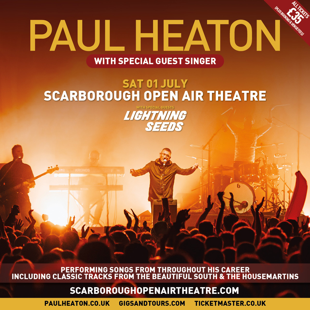 Fotografía promocional de Concierto de Paul Heaton en Scarborough