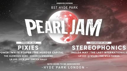 Concierto de Pearl Jam + Pixies en Londres