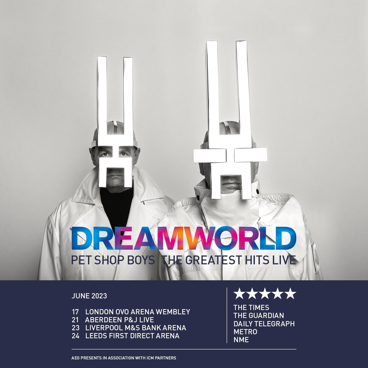 Promofoto von Concierto de Pet Shop Boys en Liverpool.