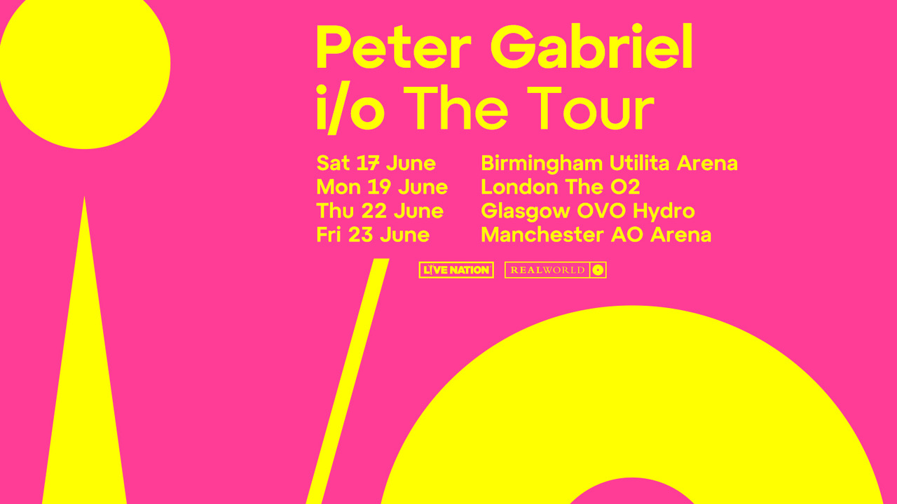 Promotional photograph of Concierto de Peter Gabriel en Manchester.