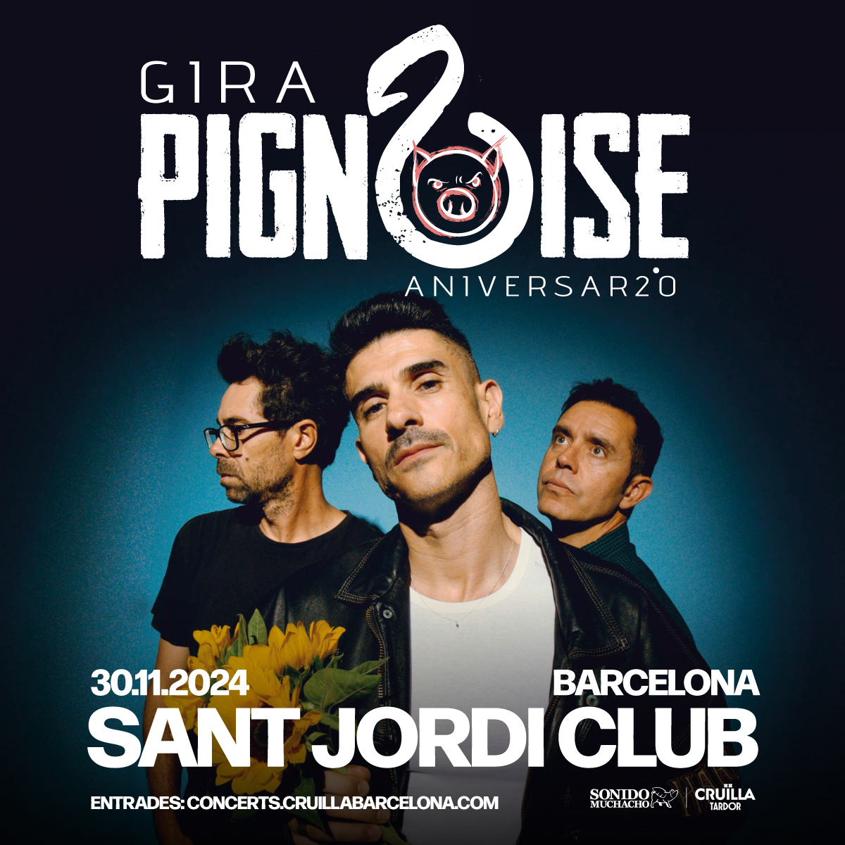 Fotografía promocional de Concierto de Pignoise en Barcelona