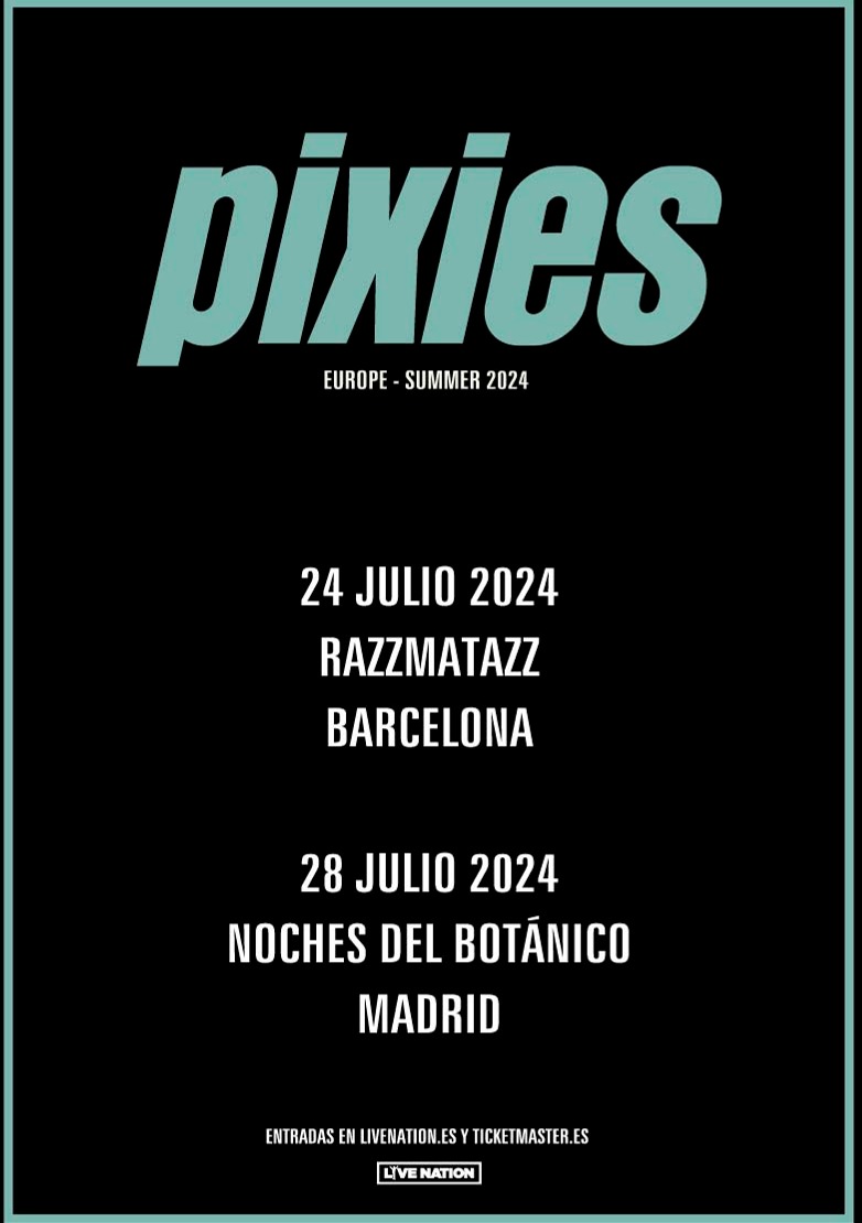 Fotografía promocional de Concierto de Pixies en Barcelona