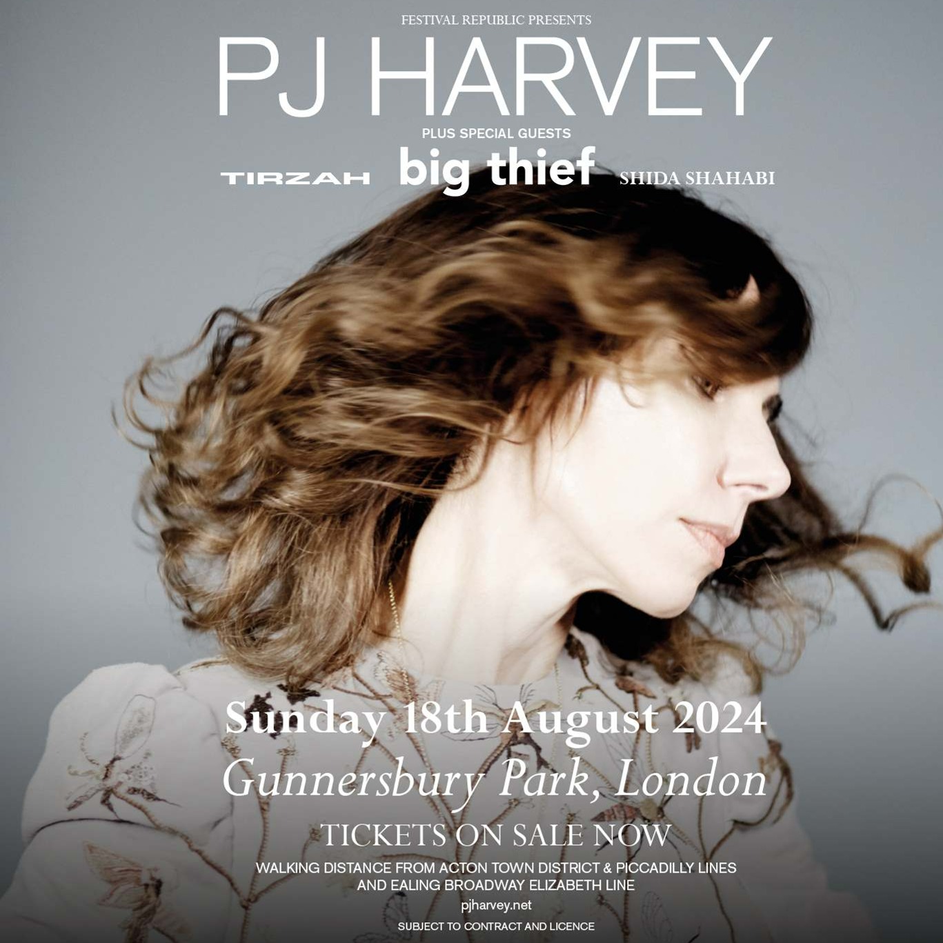 Fotografía promocional de Concierto de PJ Harvey en Londres