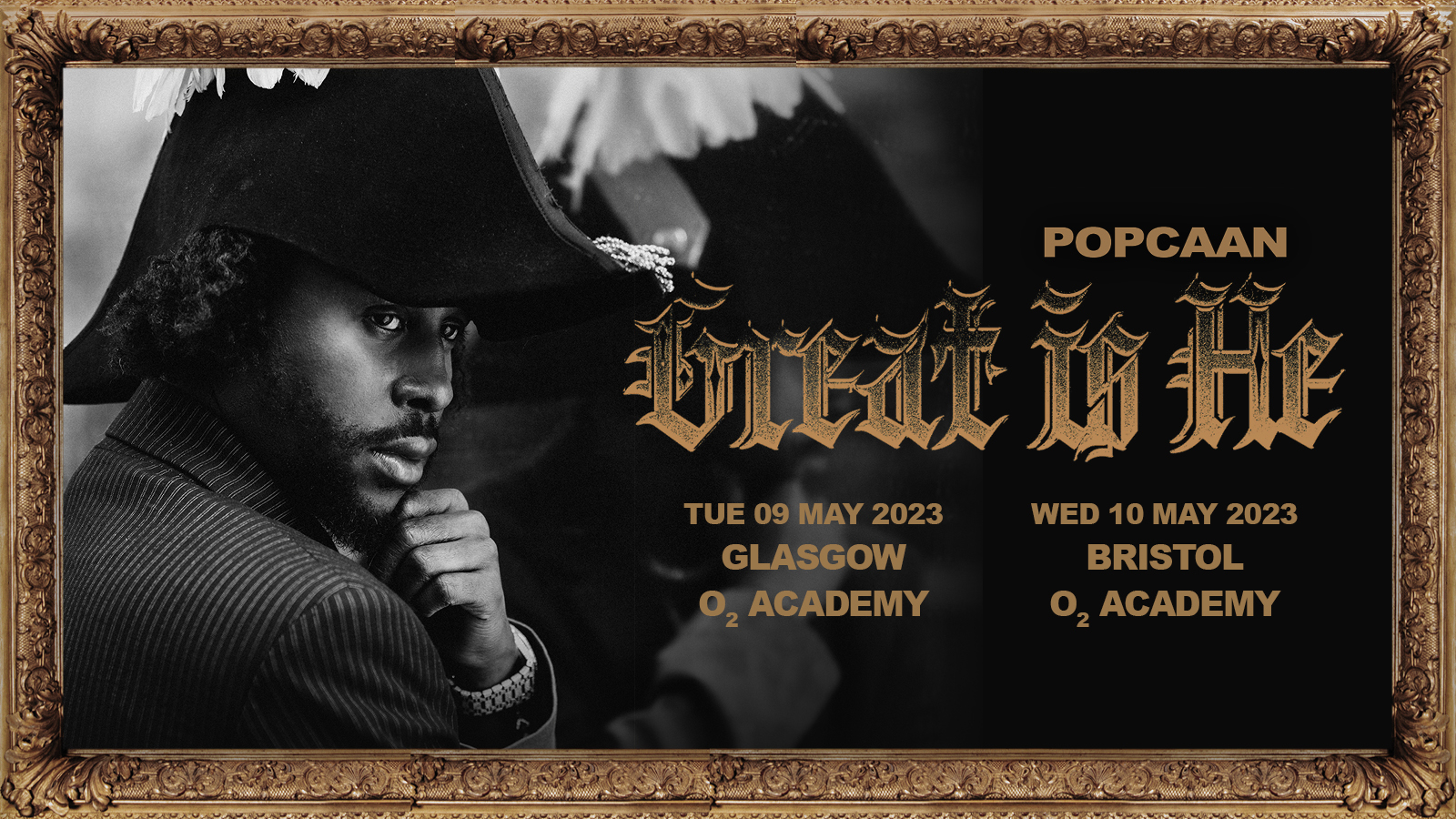 Fotografía promocional de Concierto de Popcaan en Bristol