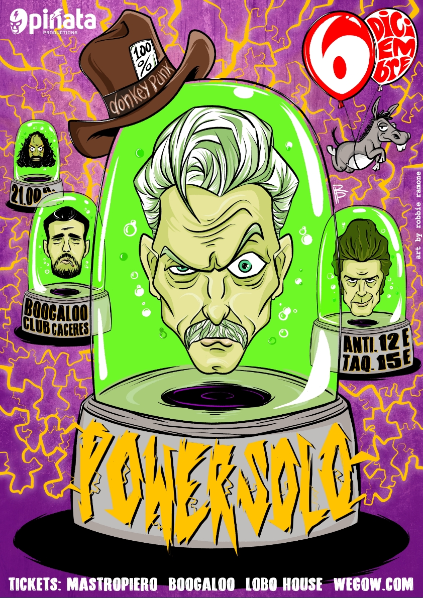 Fotografía promocional de Concierto de Powersolo en Cáceres