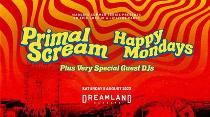 Primal Scream + Happy Mondays concert à Margate
