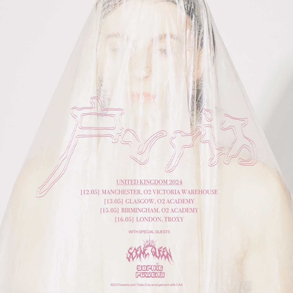 Promotional photograph of Concierto de PVRIS en Manchester.