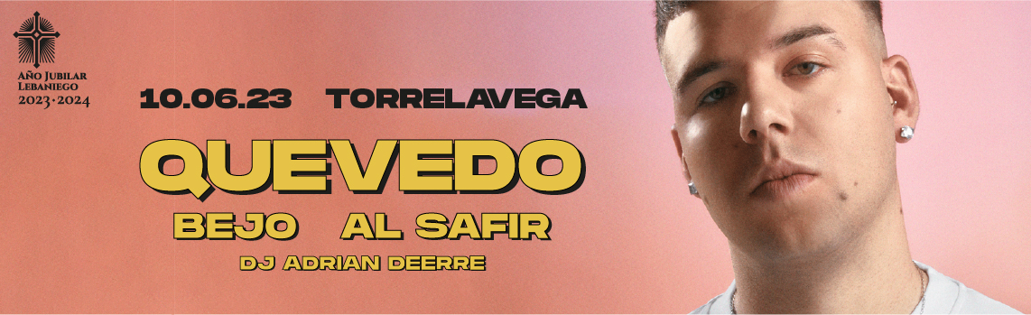 Fotografía promocional de Concierto de Quevedo + Bejo + Al Safir en Torrelavega