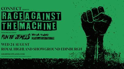 Connect Presents: Concierto de Rage Against the Machine en Edimburgo