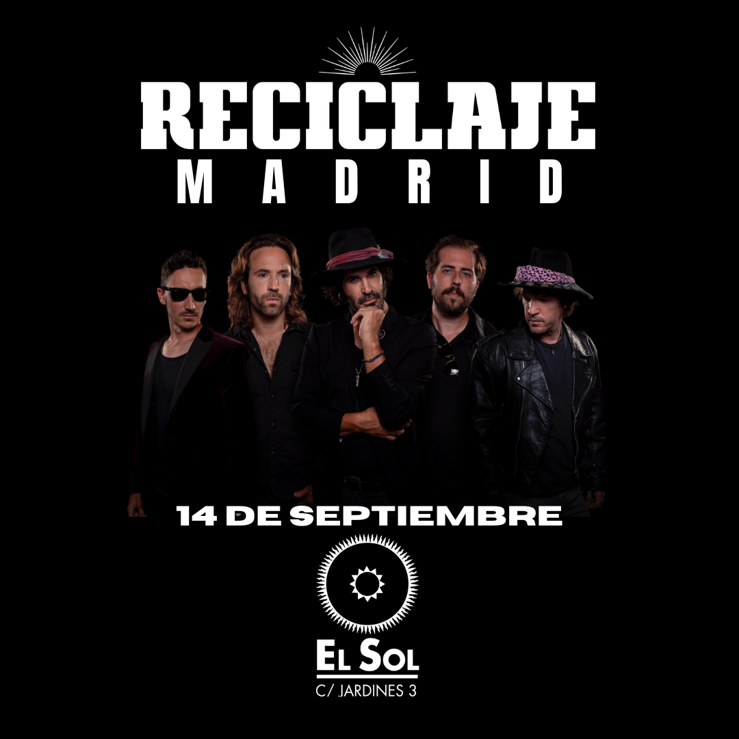 Fotografía promocional de Concierto de Reciclaje en Madrid