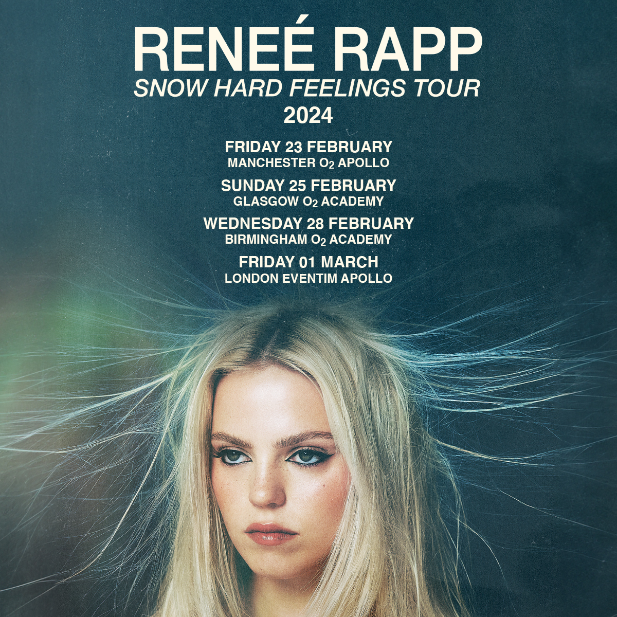 Promotional photograph of Concierto de Reneé Rapp en Glasgow.