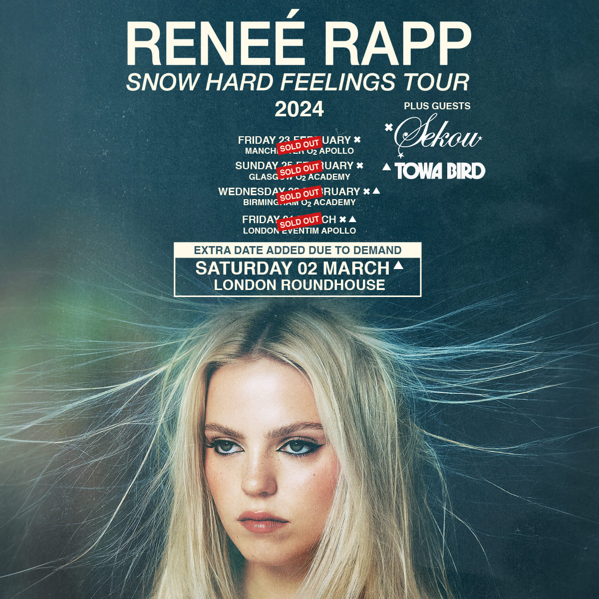 Fotografía promocional de Concierto de Reneé Rapp en Londres