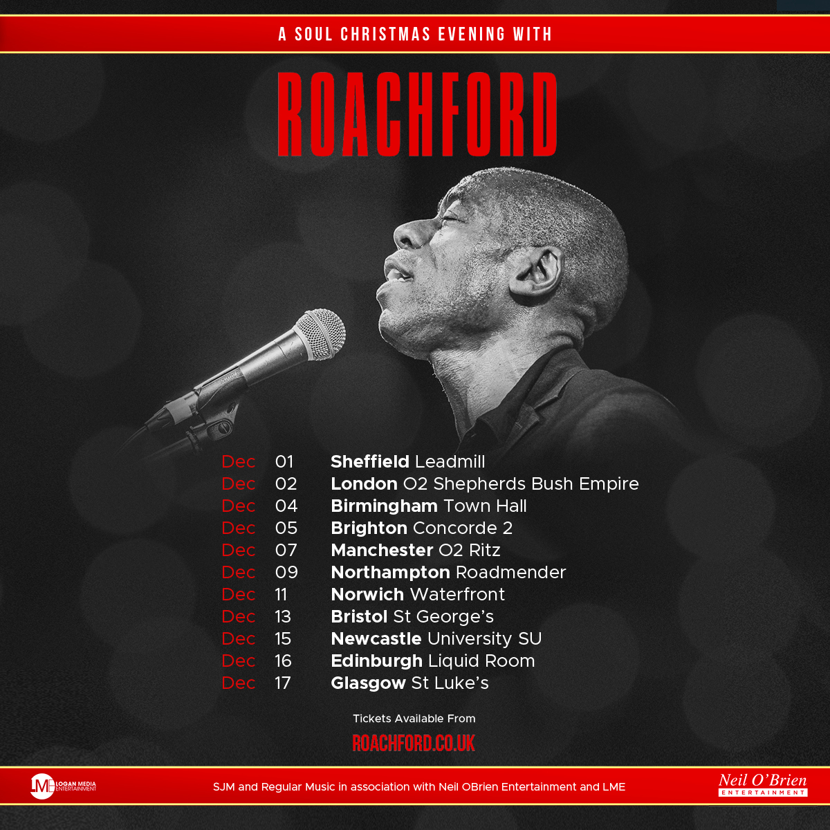 Fotografía promocional de Concierto de Roachford en Birmingham