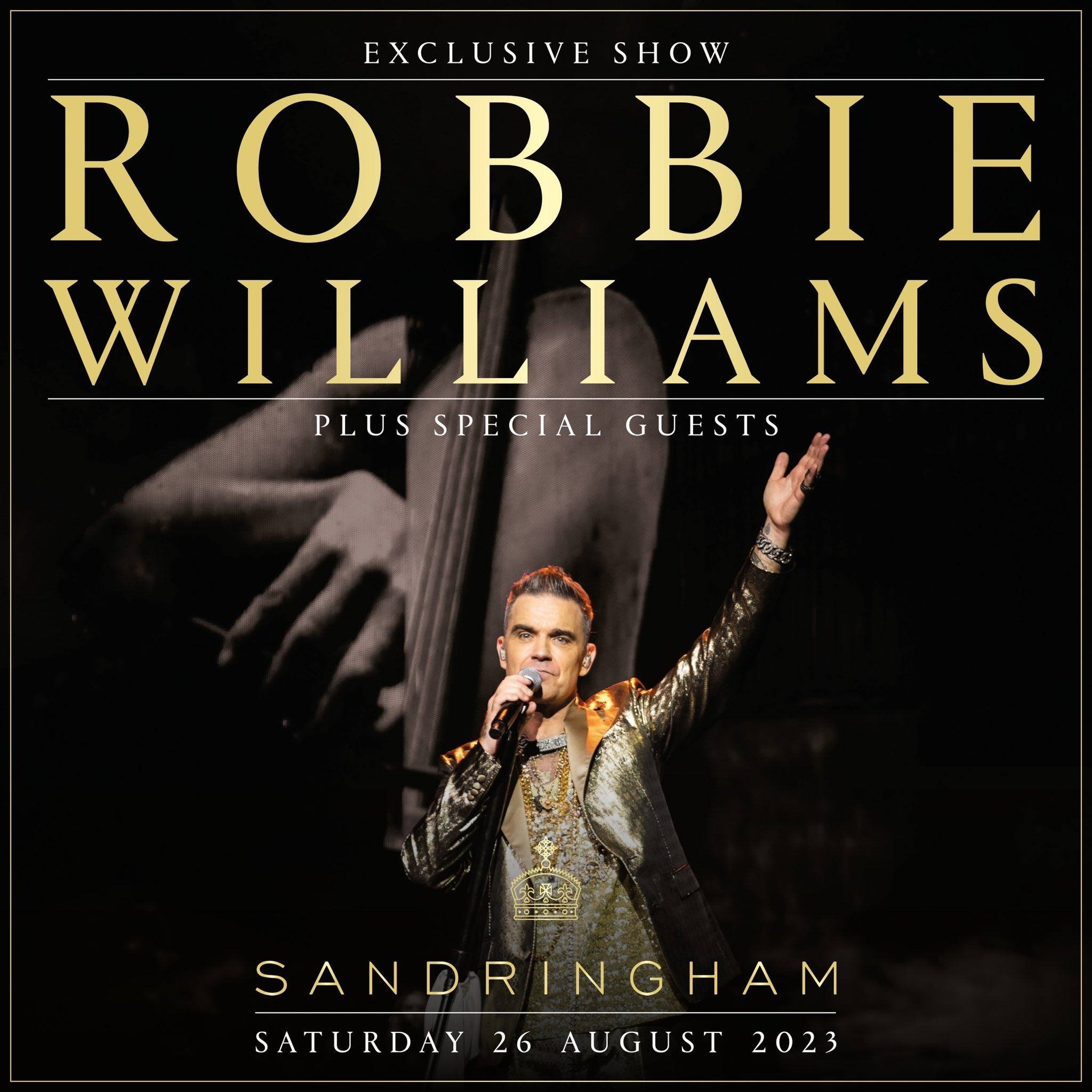 Fotografía promocional de Concierto de Robbie Williams en Portadown