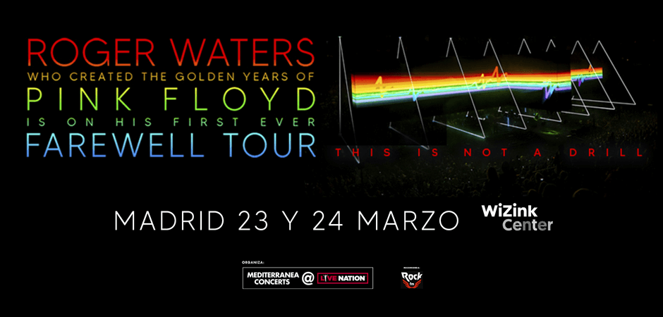 Promotional photograph of Concierto de Roger Waters en Madrid | This is Not a Drill Tour 2023.