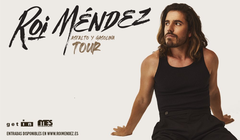Fotografía promocional de Concierto de Roi Méndez en Vigo