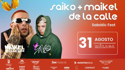 Concierto de Saiko + Maikel Delacalle en Málaga | Sabatic Fest 2023