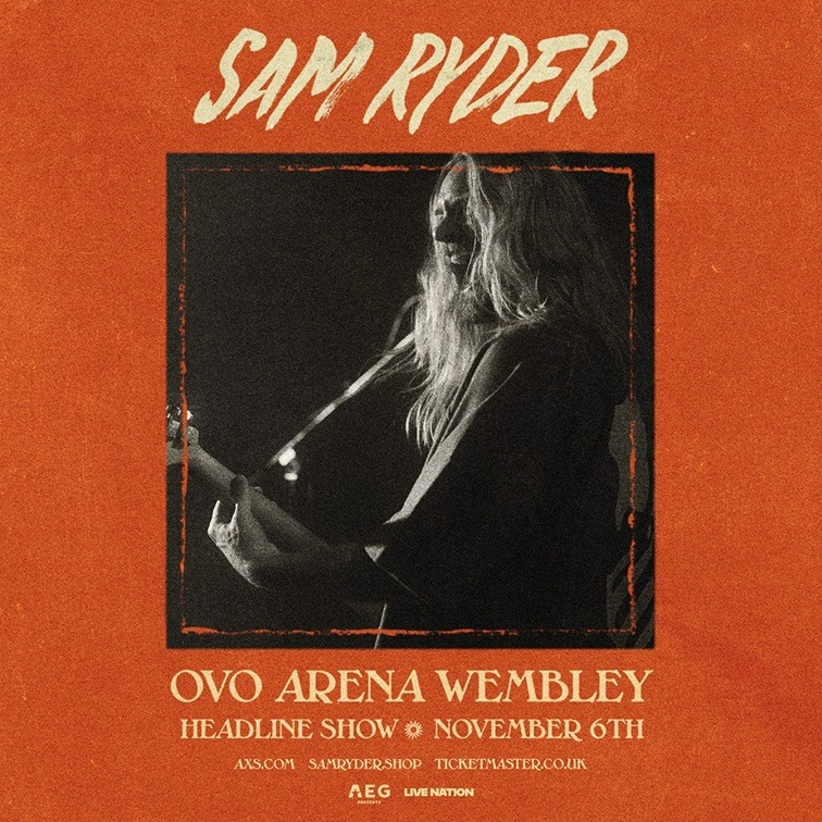 Promofoto von Concierto de Sam Ryder en Londres.