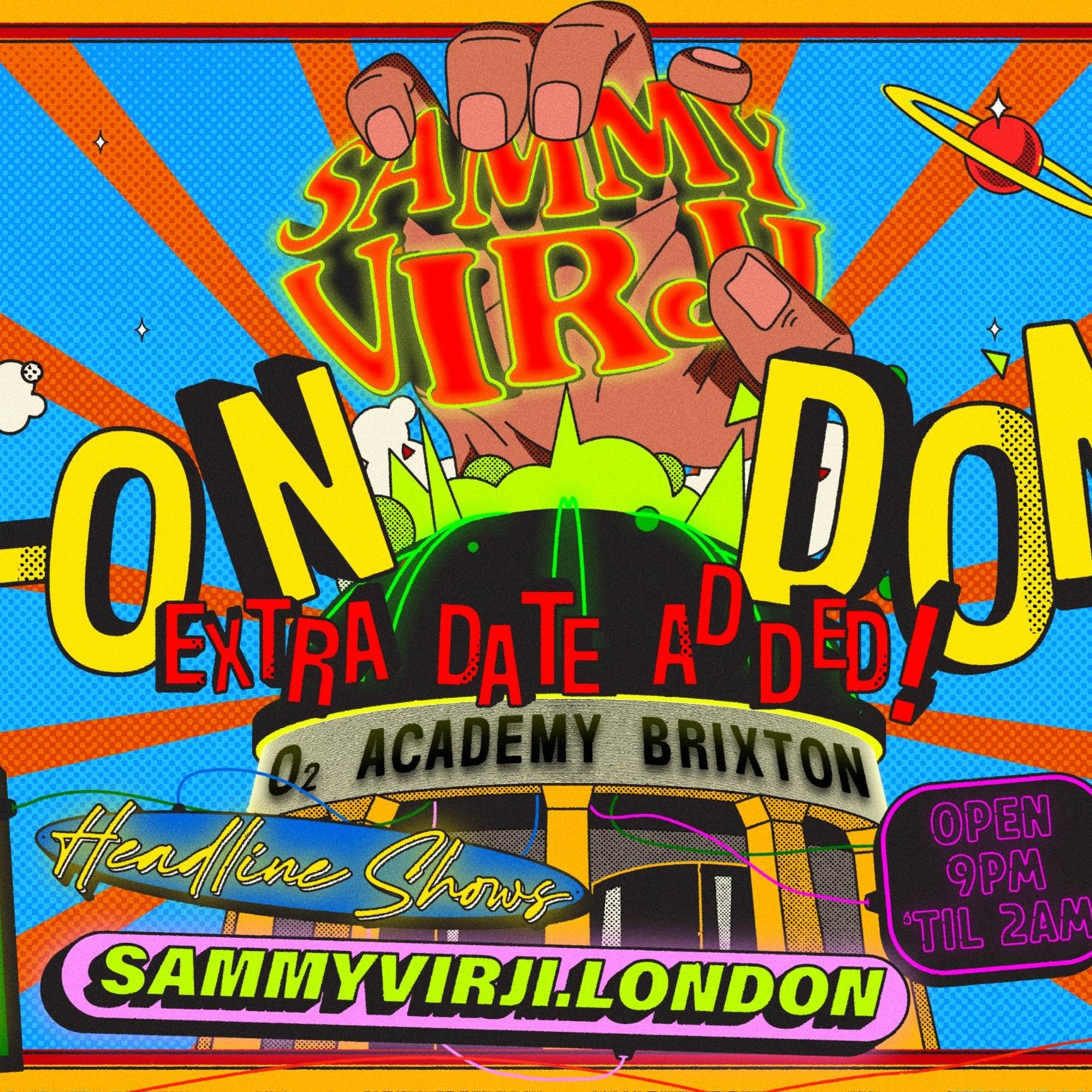 Fotografía promocional de Concierto de Sammy Virji en Londres