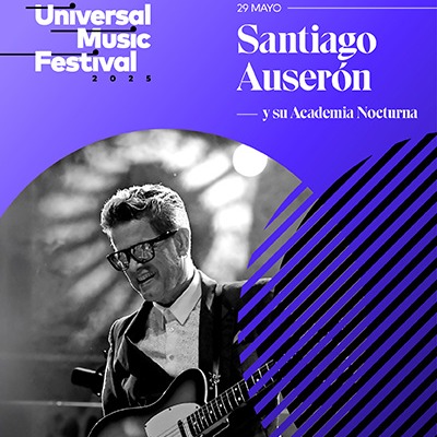 Fotografía promocional de Concierto de Santiago Auserón en Madrid | Universal Music Festival 2025
