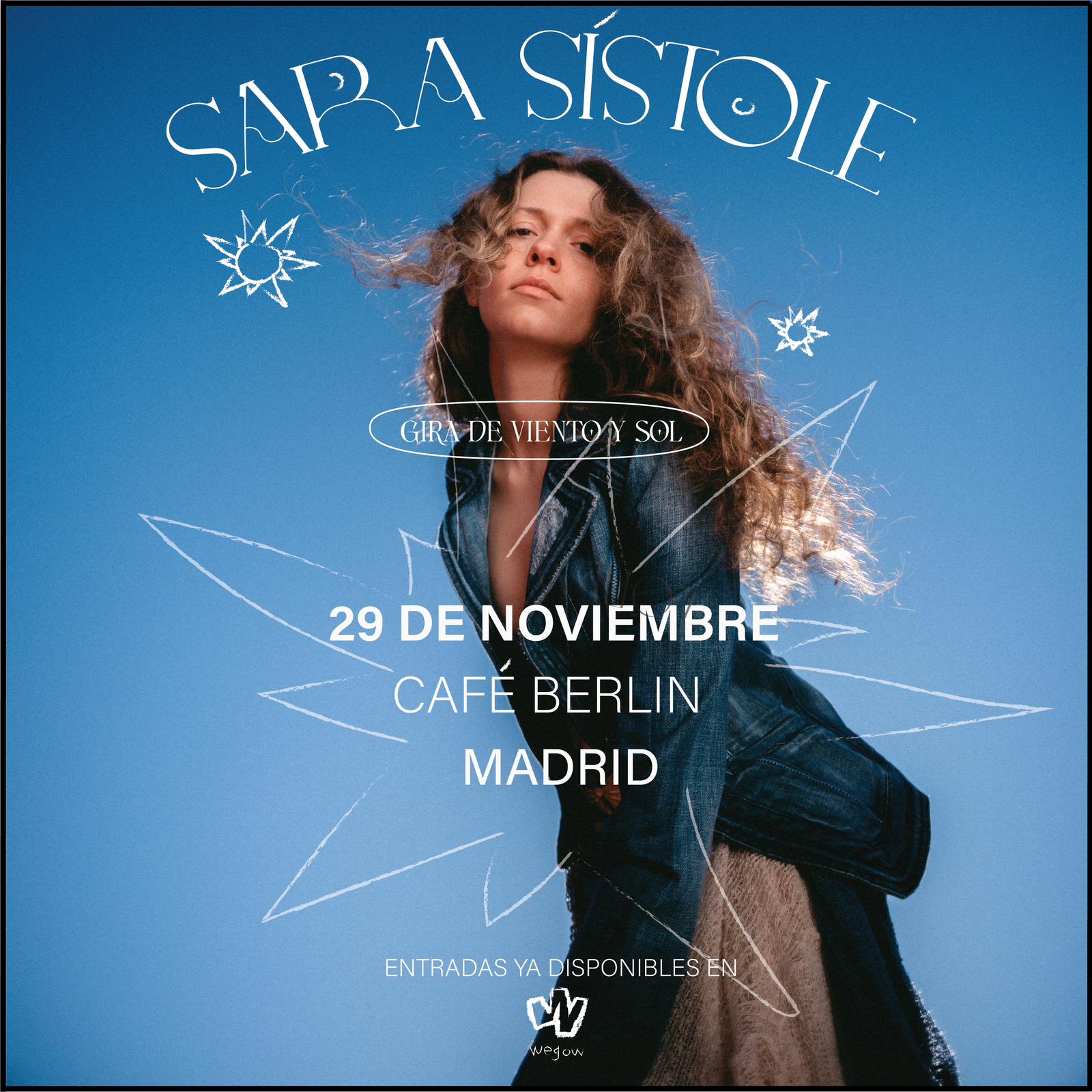 Fotografía promocional de Concierto de Sara Sístole en Madrid