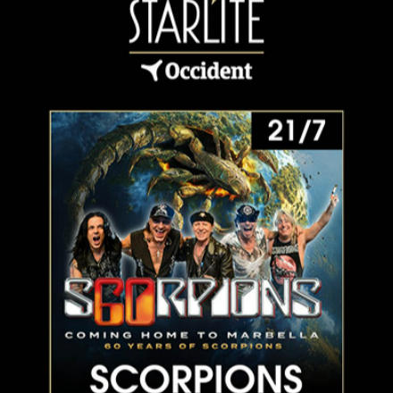 Fotografía promocional de Concierto de Scorpions en Marbella | Starlite Occident 2025