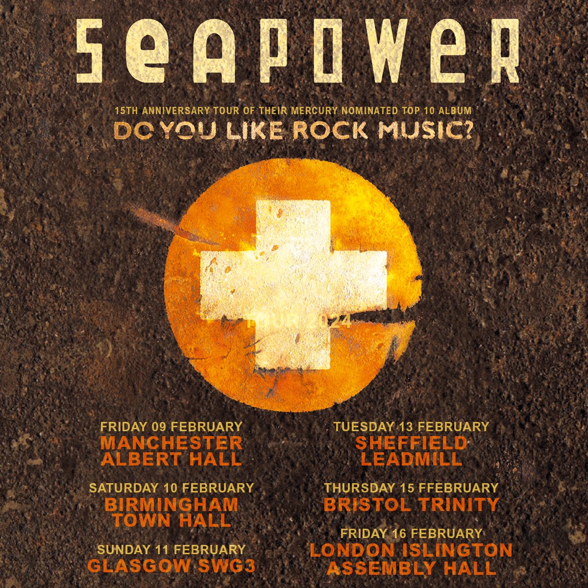 Fotografía promocional de Concierto de Sea Power en Birmingham