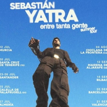 Fotografía promocional de Concierto de Sebastián Yatra en Mairena de Aljarafe | Cabaret Festival 2025