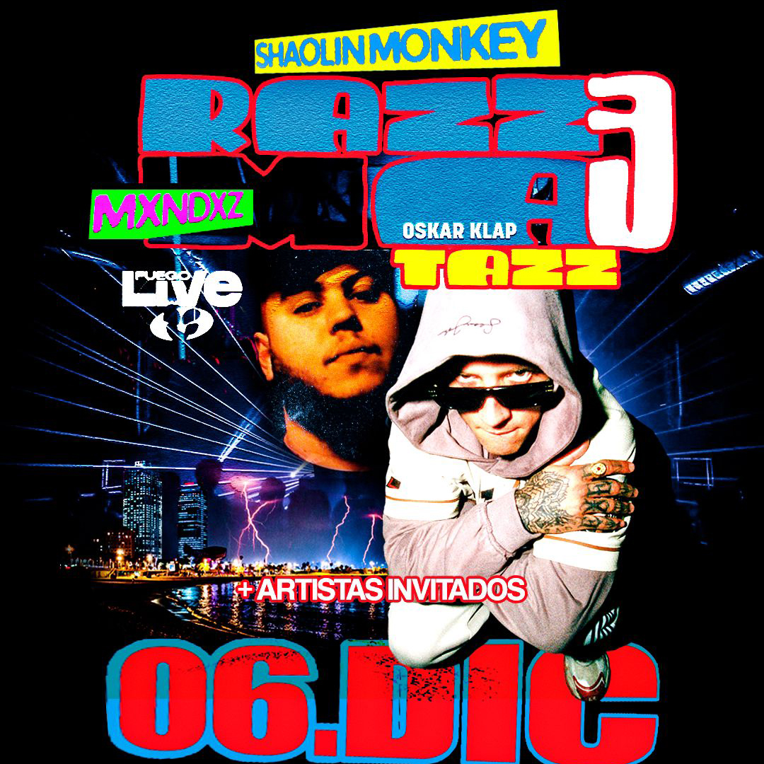 Fotografía promocional de Concierto de SHAOLIN MONKEY + MXNDXZ en BARCELONA