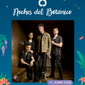 Fotografía promocional de Concierto de Shinova en Madrid - Noches del Botánico 2026