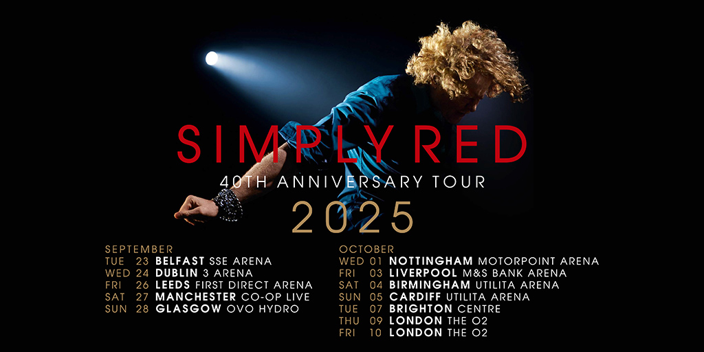 Fotografia promozionale di Concierto de Simply Red en Nottingham.