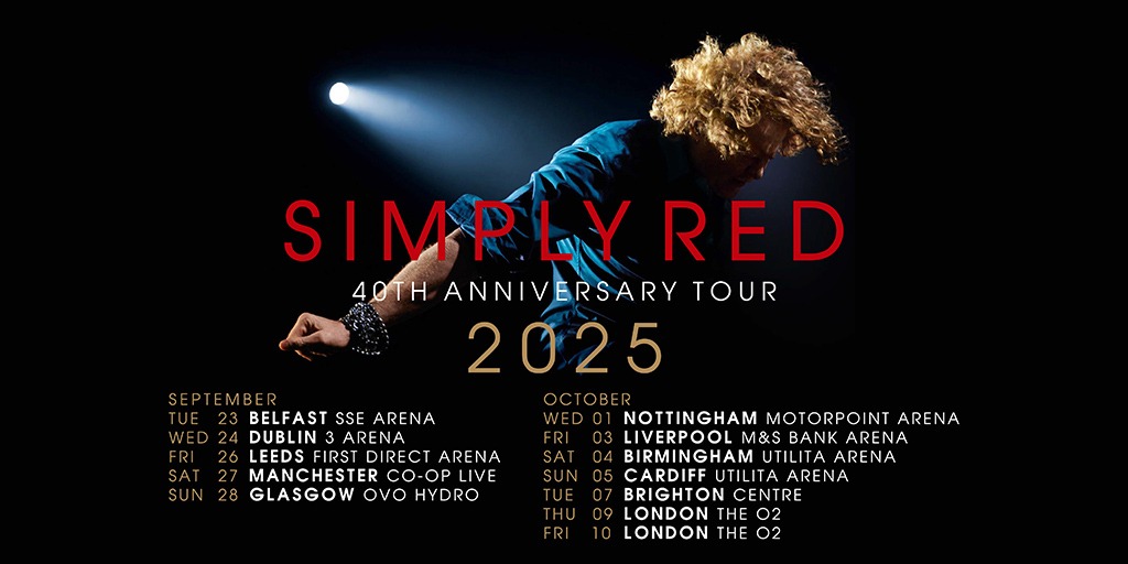 Simply Red Tour 2025 Concert Venue