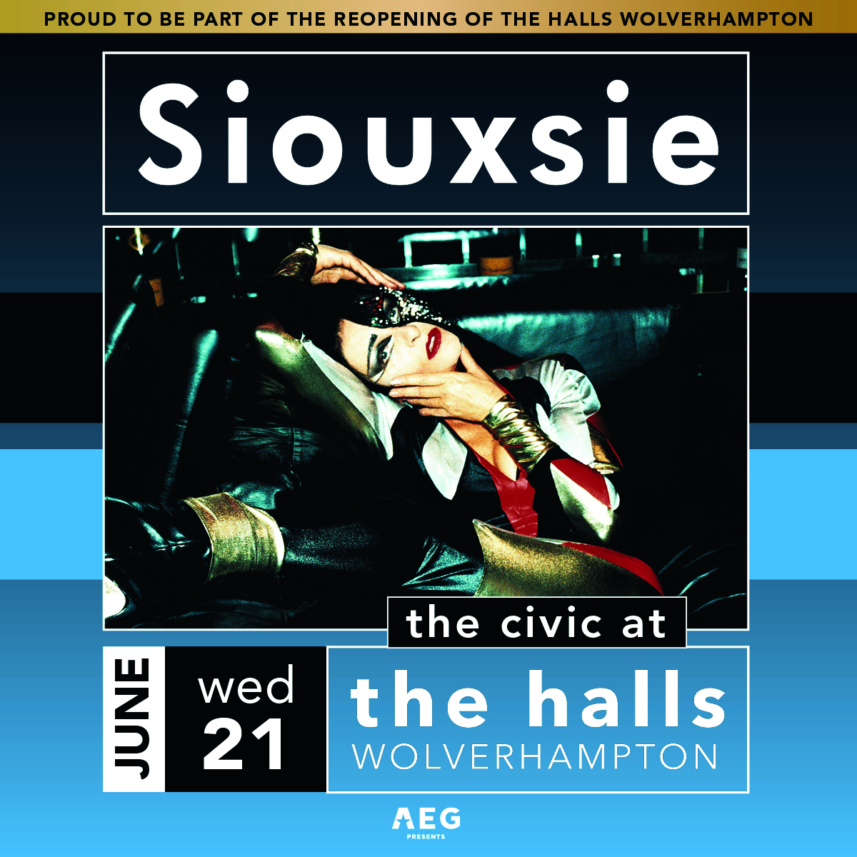 Promotional photograph of Concierto de Siouxsie en Wolverhampton.