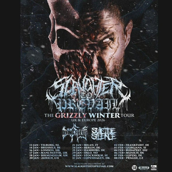 Promofoto von Concierto de Slaughter to Prevail en Hamburgo.