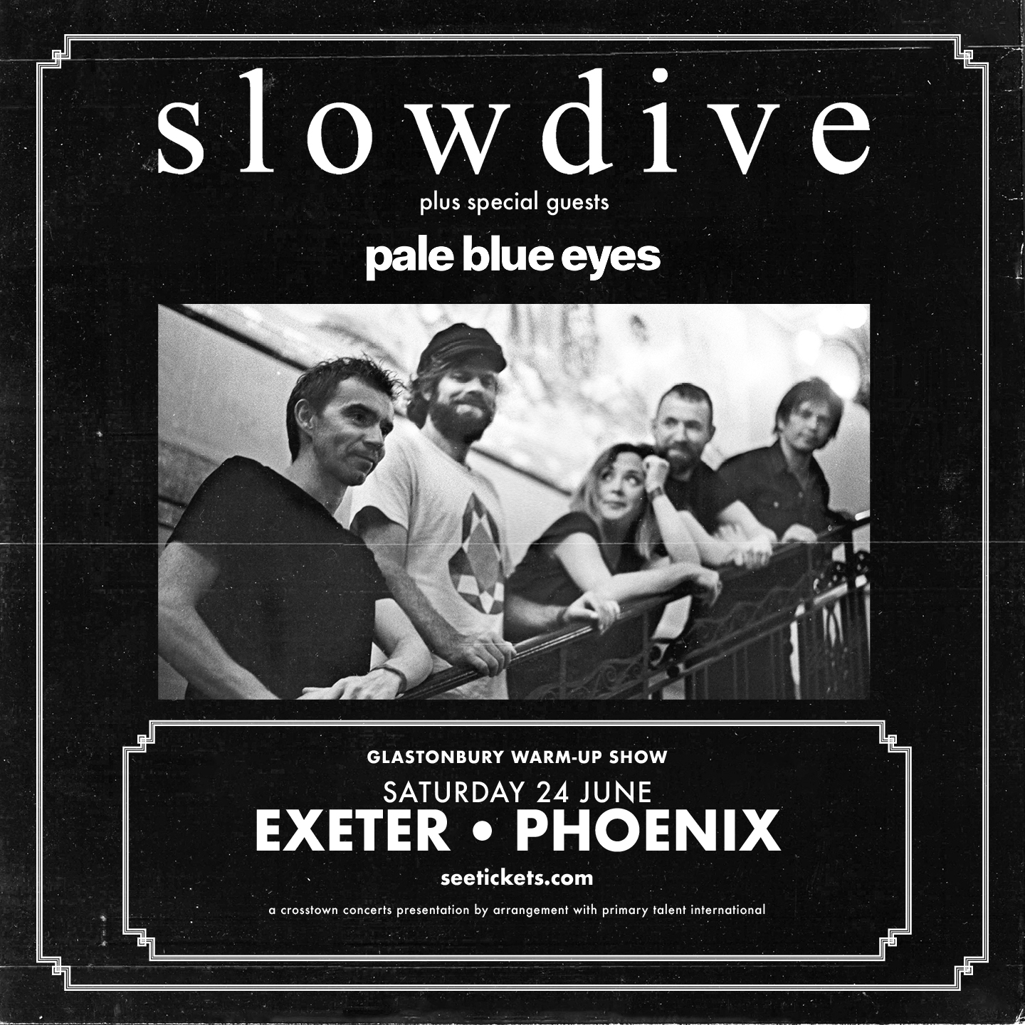 Fotografía promocional de Concierto de Slowdive en Exeter