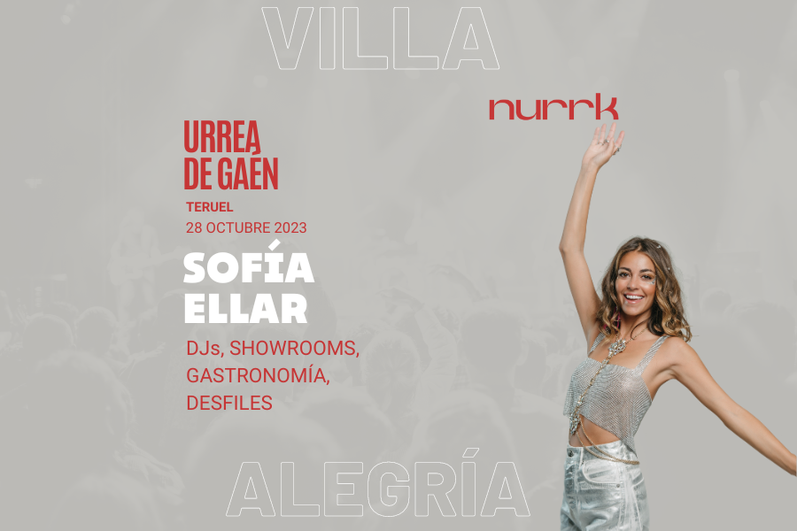 Fotografía promocional de Concierto de Sofía Ellar en Urrea de Gaén